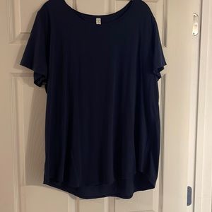 Lululemon love short sleeve t shirt navy size 18